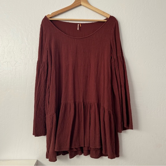 Free People Flowy Mini Dress - Picture 1 of 3